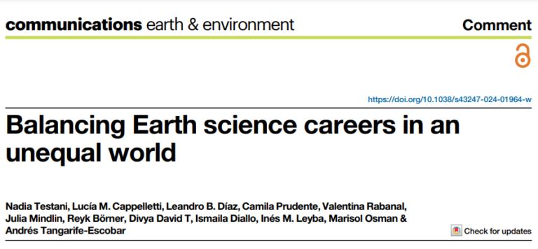 Balancing Earth Science Careers in an Unequal World